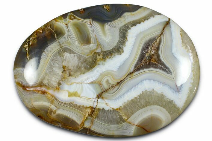 Polished Banded Agate - Madagascar #372932